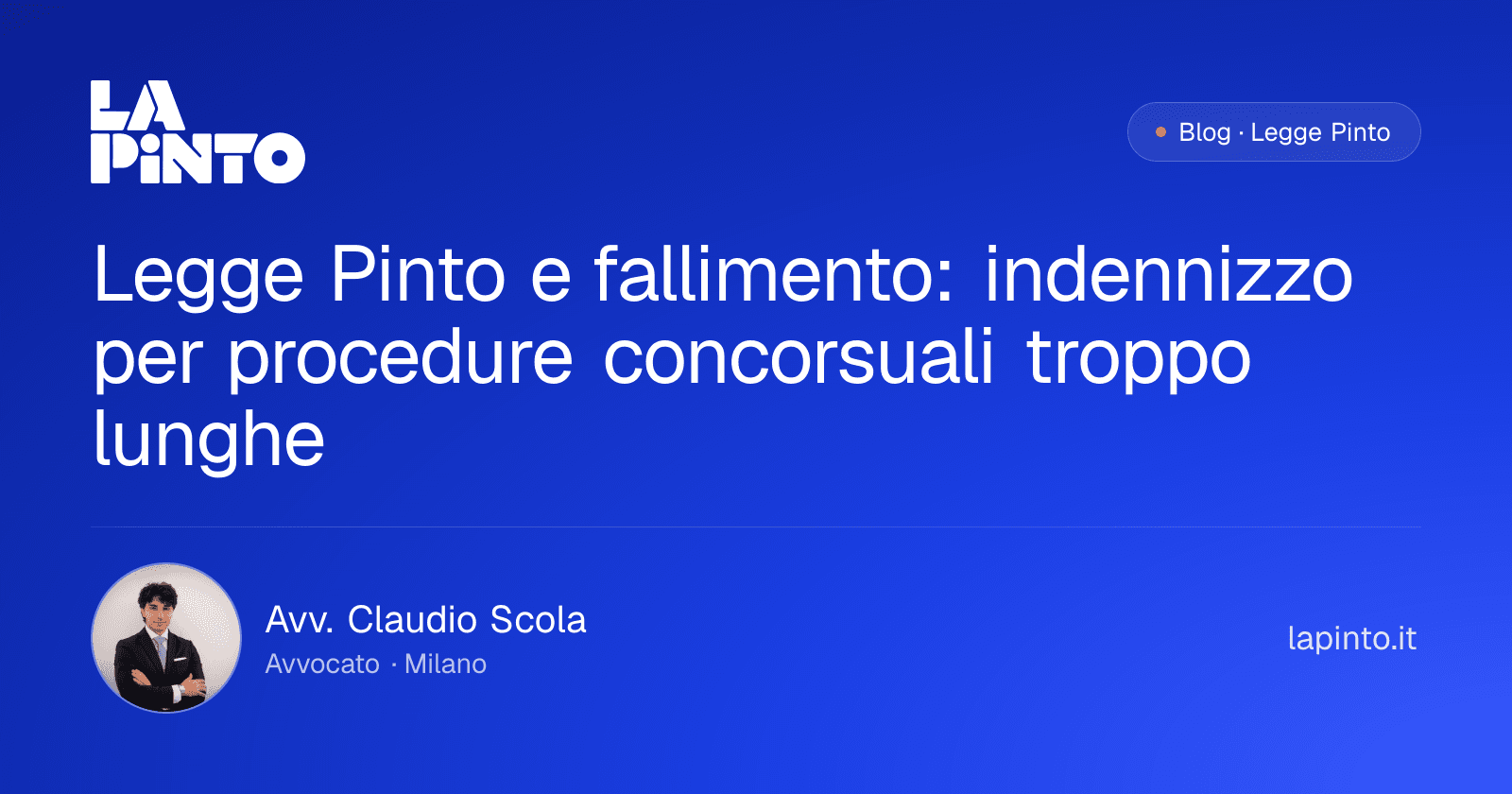 Legge Pinto e fallimento: indennizzo per procedure concorsuali troppo lunghe — Avv. Claudio Scola